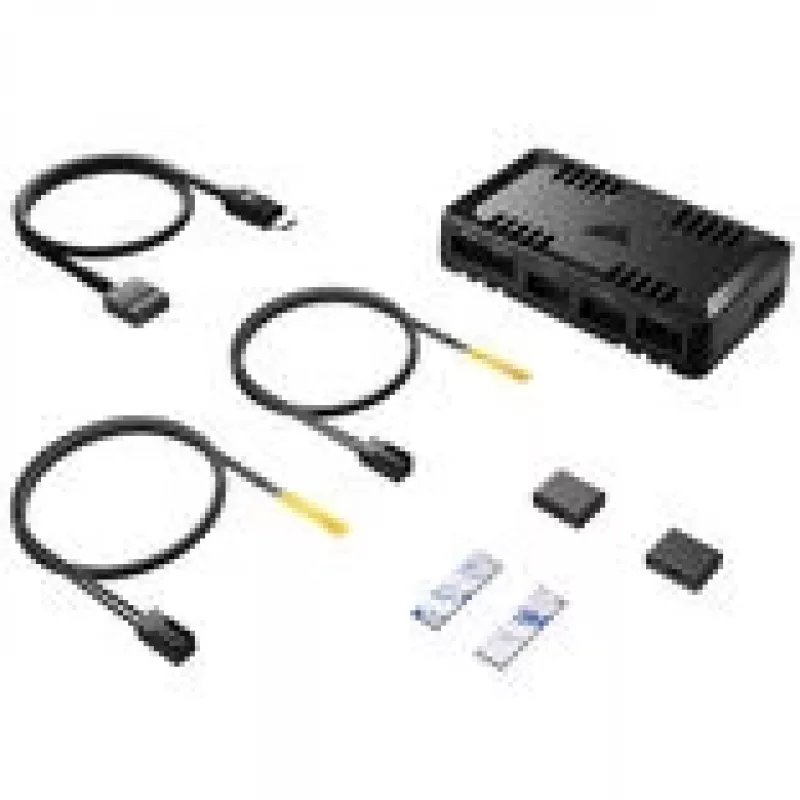 Ovládač ventilátorov CORSAIR COMMANDER DUO ARGB iCUE LINK Hybrid – adresovateľné RGB, integrácia iCUE