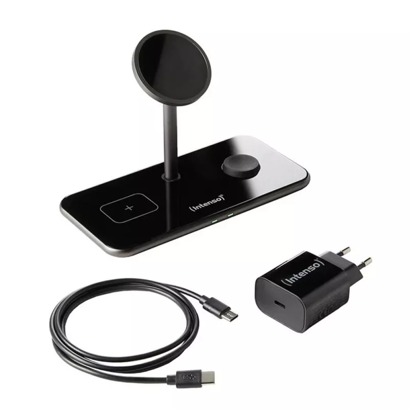 Intenso MB13 Headphones Wireless USB Fast Charging čierna