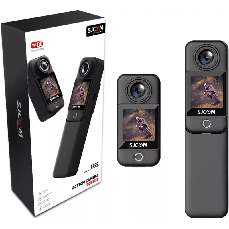 Akčná kamera SJCam C300 4K 30fps, kompaktný vodotesný dizajn
