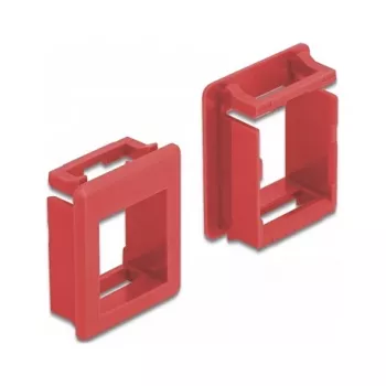 Montážna sada DELOCK 86762, červený plast, model 86762, plastový materiál