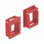 Montážna sada DELOCK 86762, červený plast, model 86762, plastový materiál