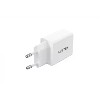 Unitek P1113A-EU - nabíjačka 2X USB-A, 12W, biela