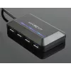USB Hub GEMBIRD ACT-HUB3C-4P — USB 3.2 Gen 1 Type-A host k 4 × USB 3.2 Gen 1 Type-C, 5000 Mbit/s, čierny