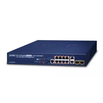 Managed L2+ Gigabit Ethernet switch PLANET GS-5220-8P2T2S