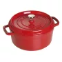Jednoduchý hrniec Staub Cocotte 24 cm čerešňa