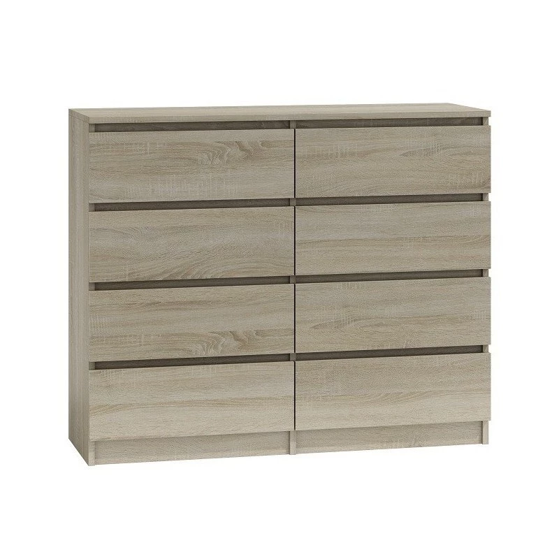 Komoda top e shop Malwa M8 120 cm v dub sonoma — veľká komoda