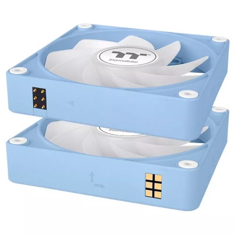 Thermaltake CT140 EX Reverse ARGB 140mm skriňový ventilátor 3 balenie hortenzijová modrá