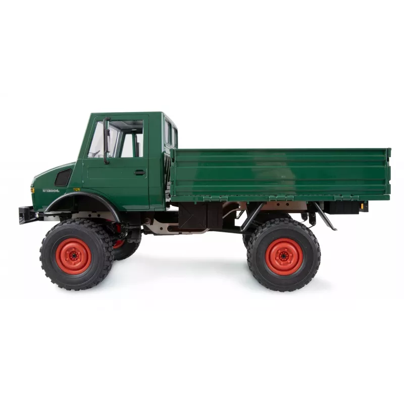 RC auto Amewi Mercedes-Benz Unimog 1:12 mierka 4WD, zelené