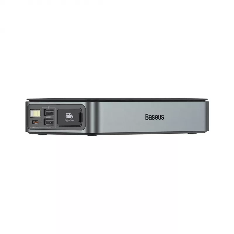Powerbanka/štartovacie zariadenie Baseus Pro+ autoštartér, 12000mAh, 1200A, USB (čierna)
