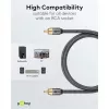 Goobay 65296. Konektor 1: RCA, konektor 1 pohlavie: samec, konektor 2: RCA, konektor 2 pohlavie: samec, materiál kábla: meď,