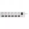 Brennenstuhl 1153110126 predlžovací kábel 2 m 6 AC zásuviek interiér biely (1153110126)