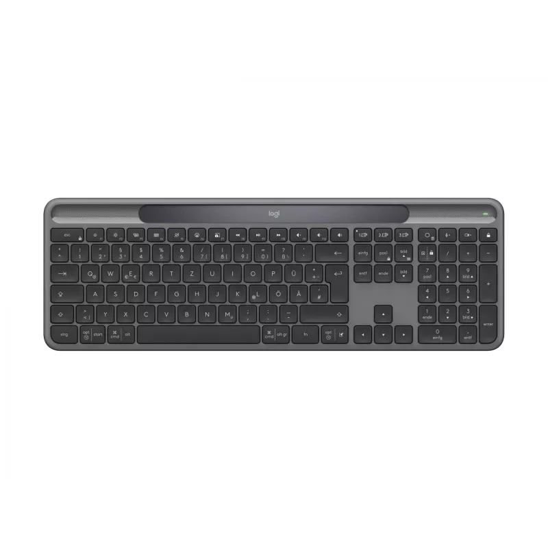 Logitech Signature Slim Solar+ K980 bezdrôtová klávesnica, nemecké QWERTZ, grafitová
