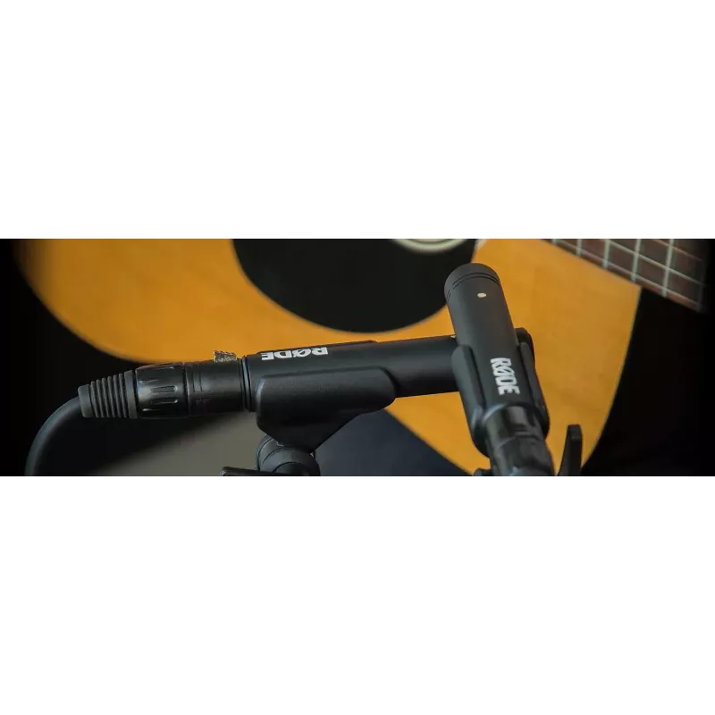 Štúdiový kondenzátorový mikrofón RØDE M5 — káblový, 20–20000 Hz, 200 Ω, -34 dB, 20×100 mm, čierny