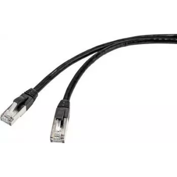 Renkforce RF-4538210 sieťový kábel čierny 50 m Cat6a S/FTP (S-STP) (RF-4538210)