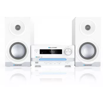 Home audio mikrosystém BLAUPUNKT MS16BT 15 W, CD/USB/MP3, Bluetooth, FM RDS, biela