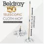 Parný čistič Beldray LA069066GRYEU7 1500W ľahký na tvrdé podlahy, rýchle parné čistenie