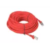 Lanberg PCU5-10CC-3000-R prepojovací kábel Cat5e UTP, RJ-45, 30 m, červený