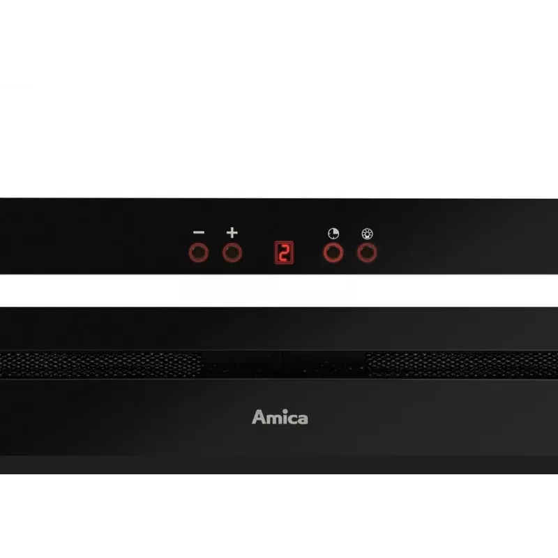 Vstavaný digestor AMICA OMC6451B HC — uhlíkový filter, hlučnosť 65 dB, energetická trieda A