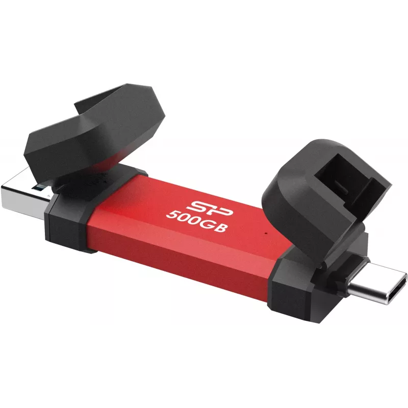 Prenosný SSD Silicon Power DS72 500 GB, USB-C/USB-A 3.2 Gen 2