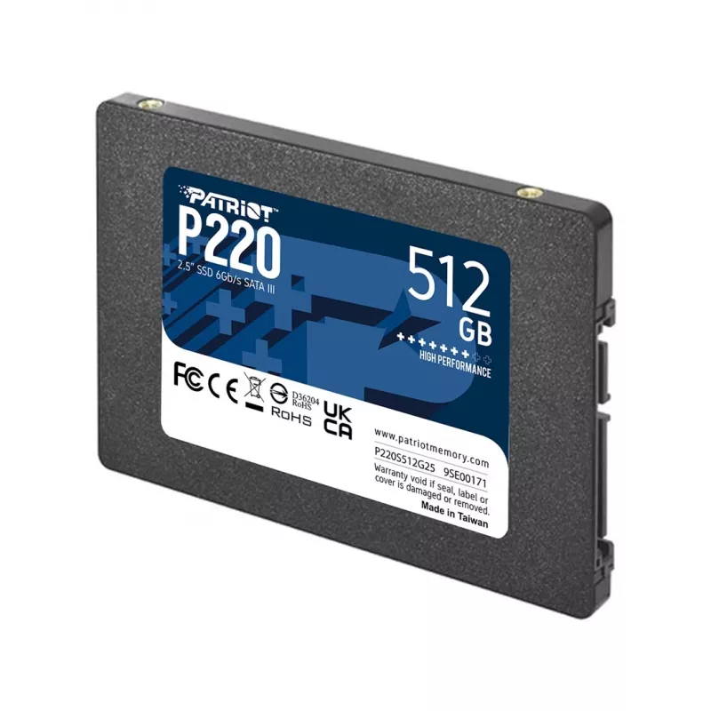 Patriot Memory P220 SSD disk 512 GB, 2,5″, SATA III (P220S512G25)