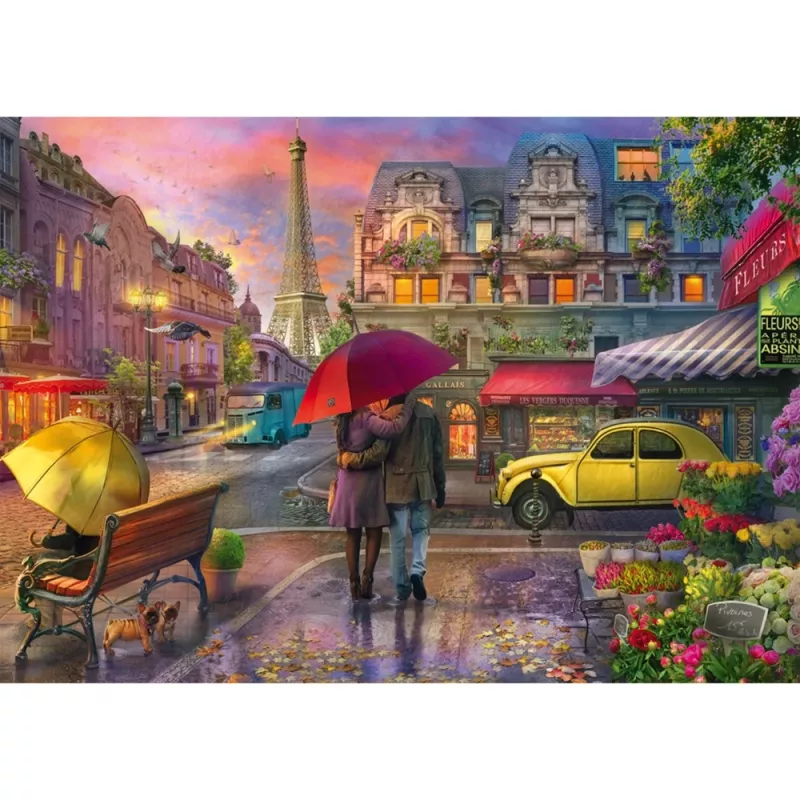 Schmidt Spiele 59713 Regenzauber in Paris puzzle, 500 dielikov