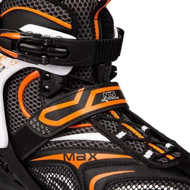 Inline korčule Nils Extreme NA1060S čierna-oranžová VEĽ. 41