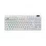 Logitech G PRO X TKL klávesnica gaming RF Wireless + Bluetooth QWERTY US International biela