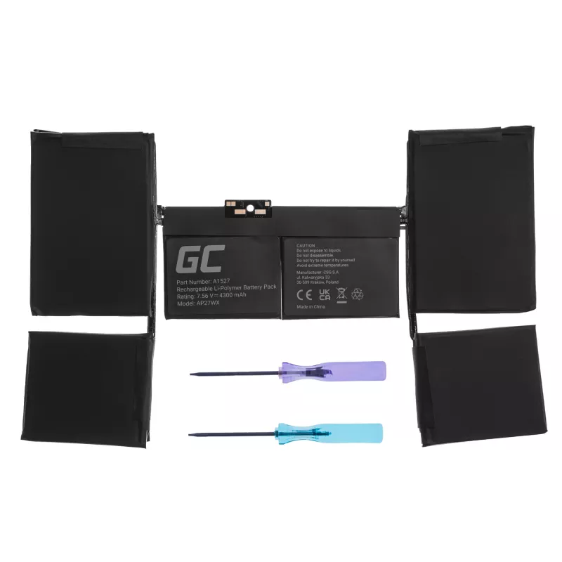 Green Cell A1527 pre Apple MacBook 12 A1534 (Early 2015, Early 2016, Mid 2017)
