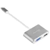 Externý video adaptér SILVERSTONE EP16 USB-C 3.1 s výstupmi HDMI a VGA