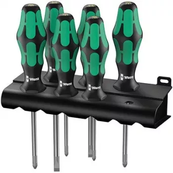 Wera 335/350/355/6 Kraftform Plus sada štandardných skrutkovačov Wera 335/350/355/6 Kraftform Plus