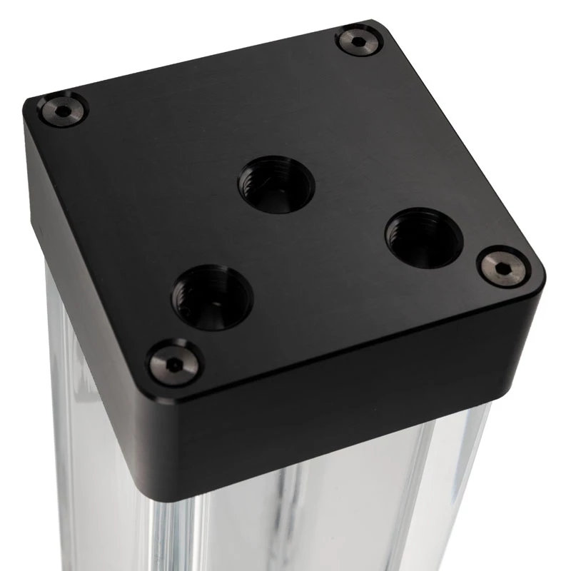 Nádržka (vyrovnávacia nádržka) BitsPower Premium Cuboid 150 mm akryl - BPPRE-WTCR150