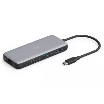 USB-C dokovacia stanica Digitus DA-70915 8-násobná 100W Power Delivery
