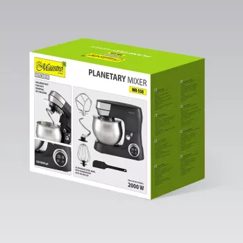 Feel-Maestro MR-558 planetárny mixér s misou 5 l, 2000 W čierny