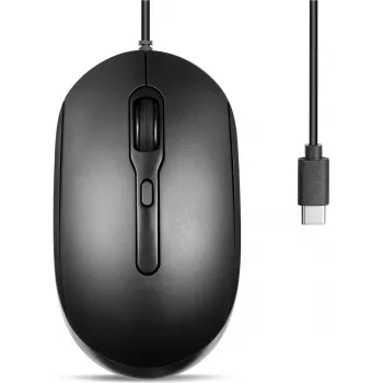 Perixx PERIMICE-222CB myš optická tichá USB-C čierna - myš - optická (PERIMICE-222CB)