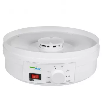 Sušička potravín GreenBlue GB190 s 5 táckami, 250 W, nastaviteľná teplota, priemer tácky 32 cm