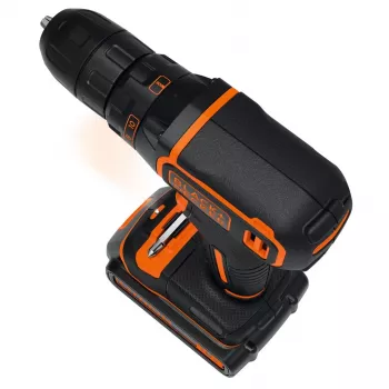Black & Decker BDCDC18KB-QW, pištoľová vŕtačka, 1 cm, 2,5 cm, 1 cm, 650 ot/min, 30 N·m
