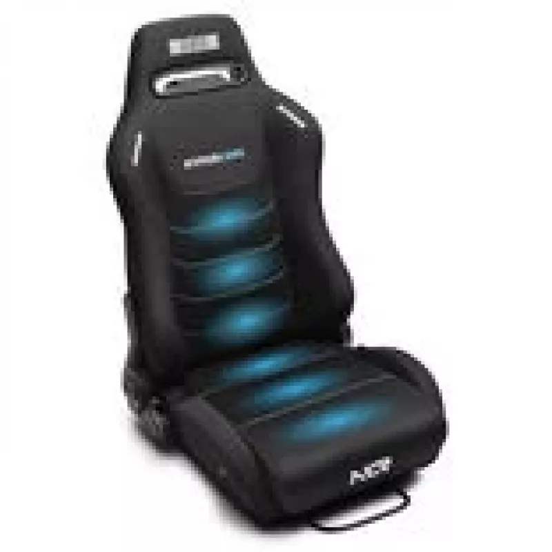 Pretekárska sedačka Next Level Racing ERS3 HYPERCOOL s vetraním čierna — sedačka pre Sim-Racing kokpit