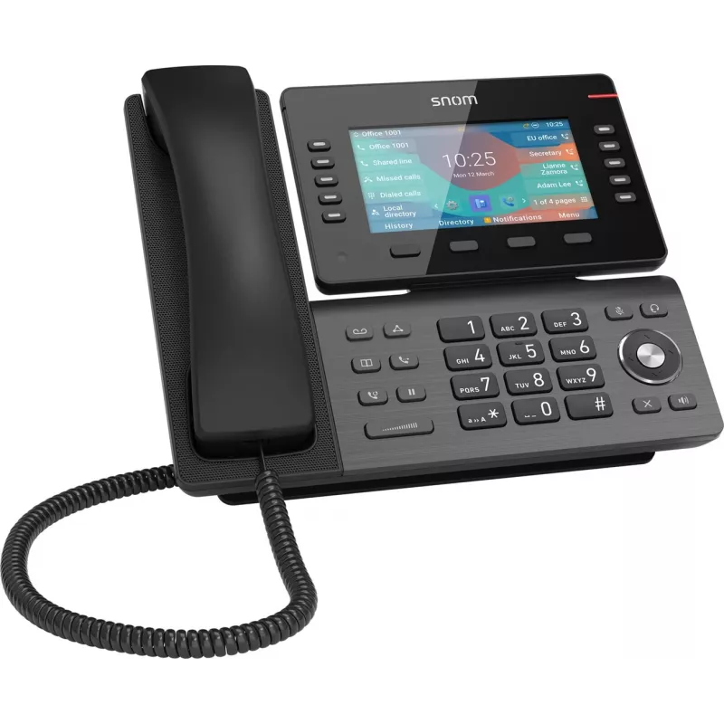IP telefón Snom D865 sivý TFT Wi-Fi 12,7 cm displej