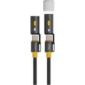 4smarts 3in1 USB-C sada káblov Explorer USB C – 1,5 m – digitálne/dátové (541240)