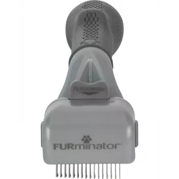 Nástroj na odstraňovanie chlpov FURminator Adjustable — pre mačky a psov, čepeľ z nehrdzavejúcej ocele, ergonomická protišmyková rukoväť, 185 g, všetky typy srsti