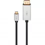 Goobay | adaptérový kábel USB-C na DisplayPort | 60176 | Type-C | DisplayPort | USB-C na DisplayPort | 2 m