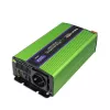Automobilový menič Qoltec Monolith 1200 W zelený 12 V