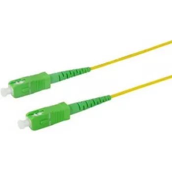 Logilink Professional - patch kábel - SC/APC Singlemode (M) na SC/APC Singlemode (M) - 10 m - 2 mm - optické vlákno - simplex - 9/125 mikrometrov - G.657.A2/OS2 - bezhalogénový - žltý