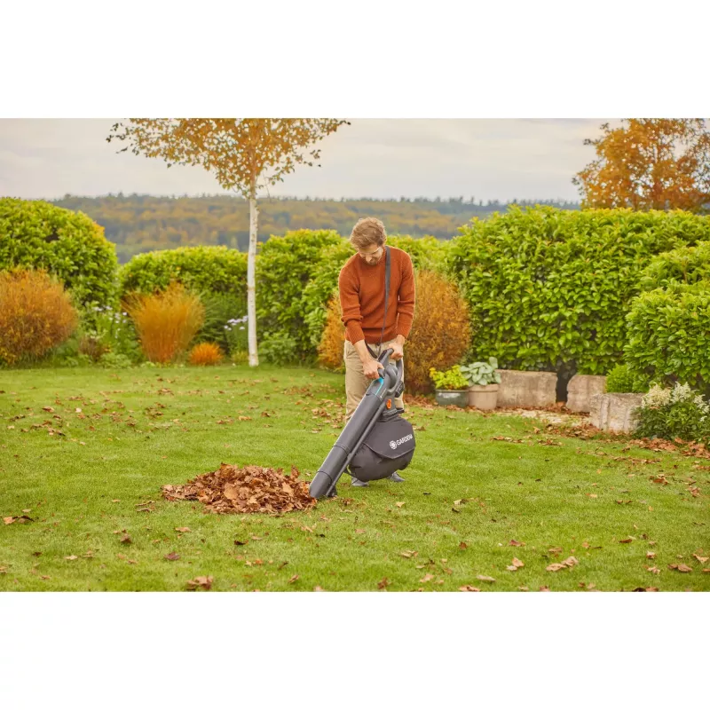 Gardena PowerJet Collect 18V P4A Solo akumulátorový vysávač/fúkač lístia, sivá/čierna, 14895-55