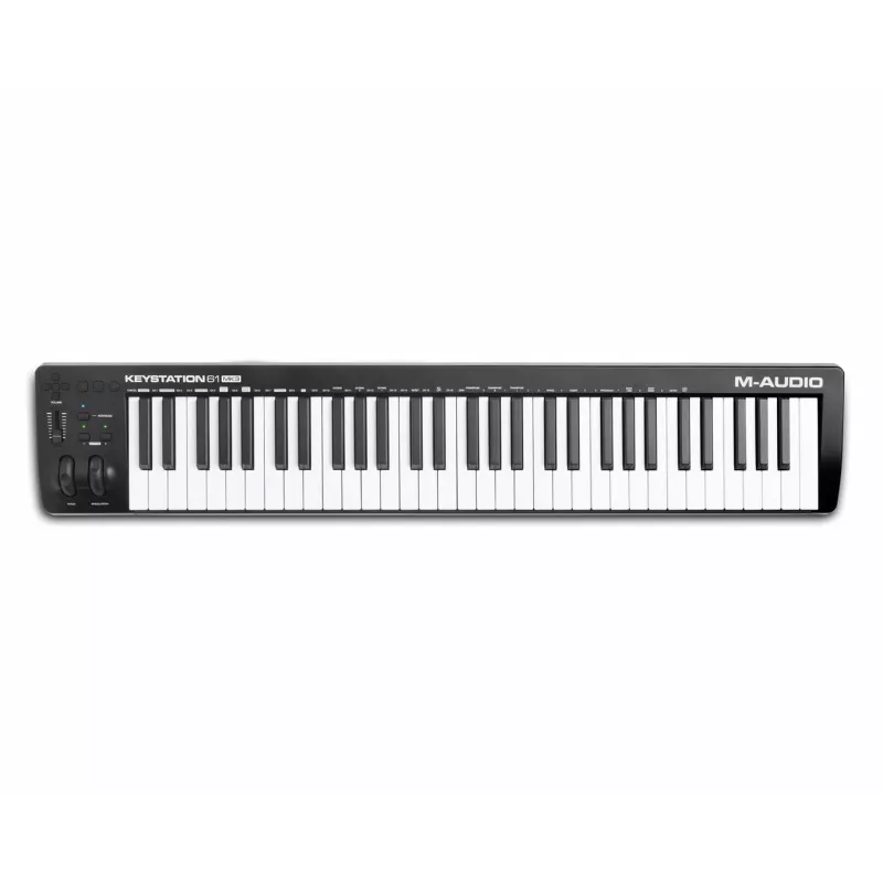 M-AUDIO Keystation 61 MK3 MIDI klávesnica 61 klávesov USB čierna, biela