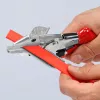 Knipex 94 35 215 Gérovacie nožnice na plastové a gumové profily, 215 mm