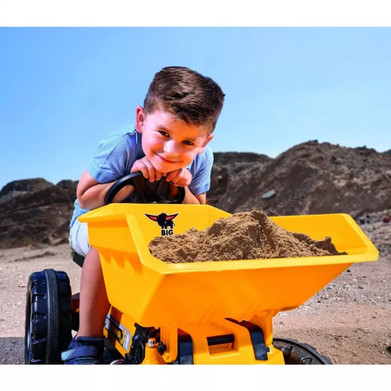 Simba-Dickie BIG Jim-Dumper, hračka sklápačka, plast, pre 3–5 rokov, čierna a žltá