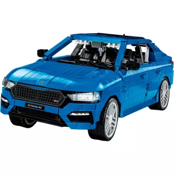 Stavebnica Cobi Škoda Octavia RS model (2405 dielov), od 10 rokov, čierna/modrá