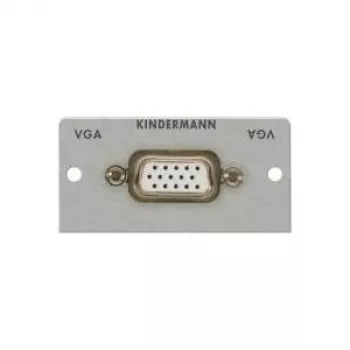 Kindermann Konnect 50 7444000401 Snap-In modul pre čelný panel, VGA, hliník