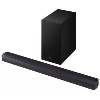 Soundbar Samsung HW-B450F/EN 2.1-ch Bluetooth s bezdrôtovým subwooferom, 300 W RMS, Dolby Audio, ARC
